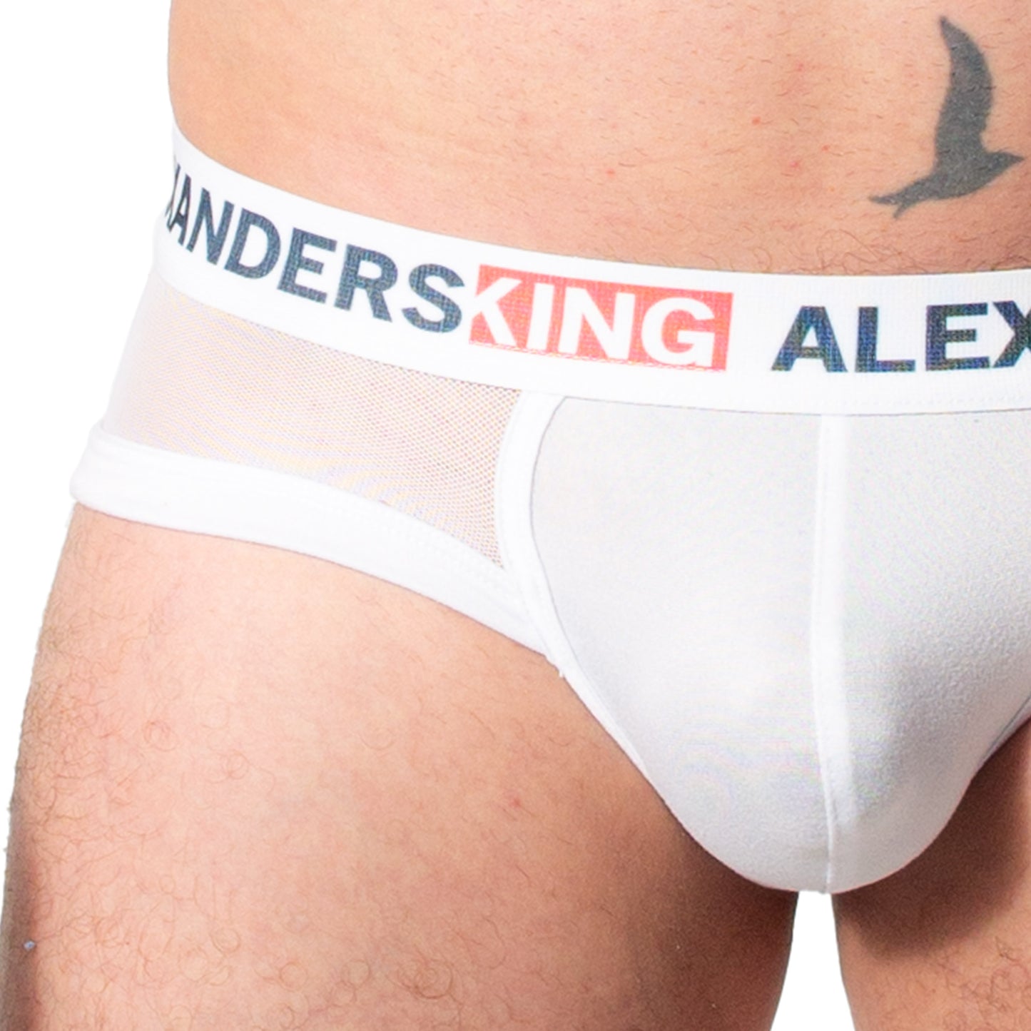 BT0050 Boxer Trunk mesh blanco concha blanca skinit