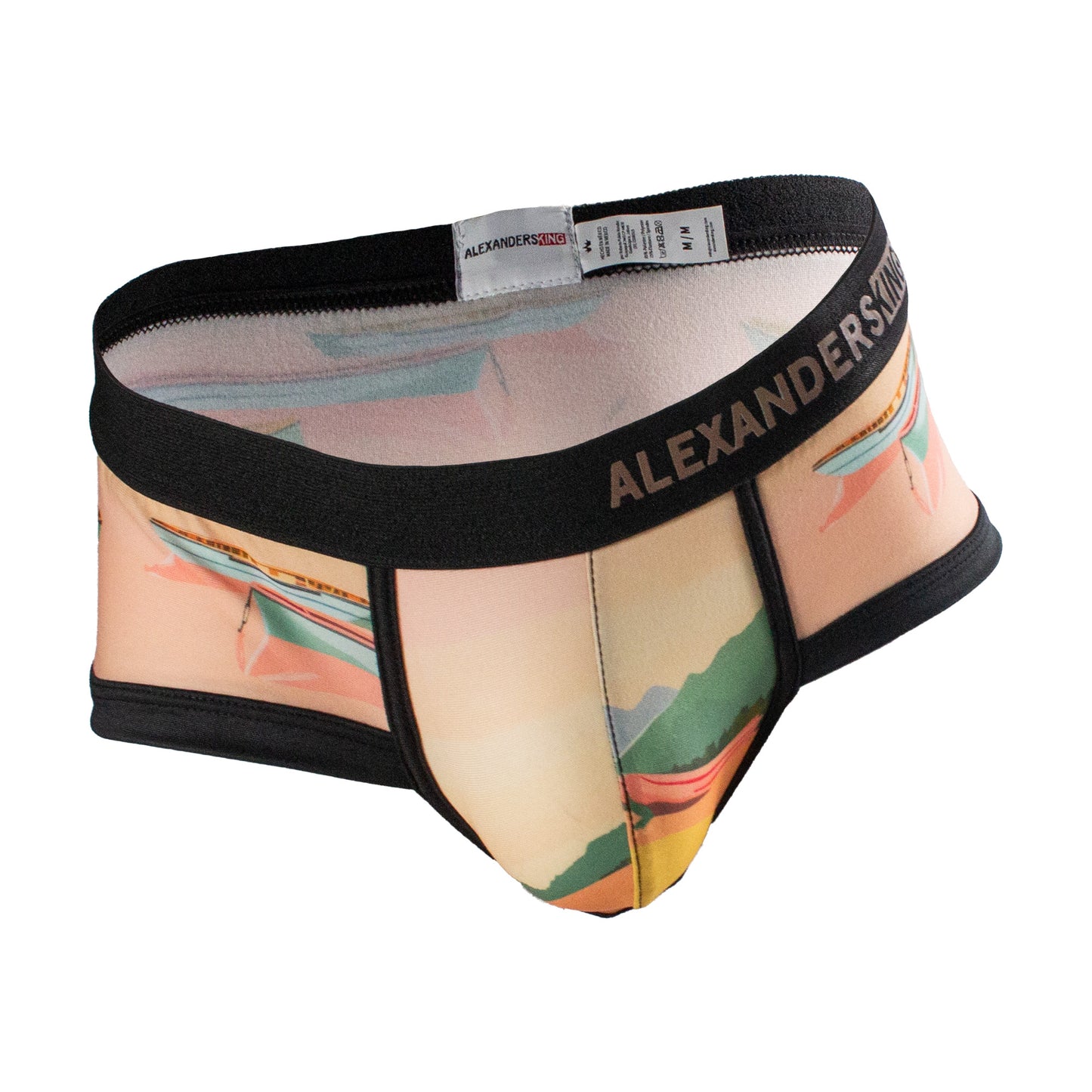 BT0052 Boxer trunk estampado Valle de Bravo Refugio con Aire Libre