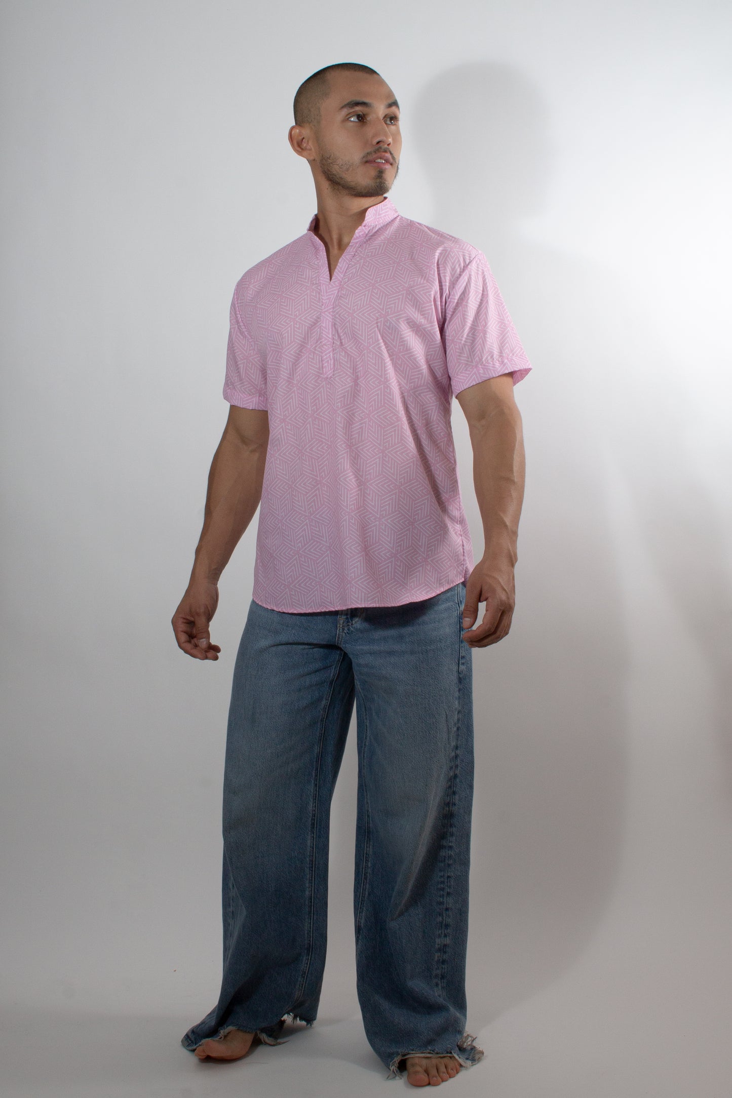 CC0001 Chaya chedron short sleeve manta shirt