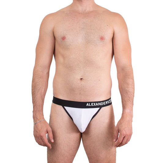 SB0088 Brief bikini blanco Claridad Nocturna