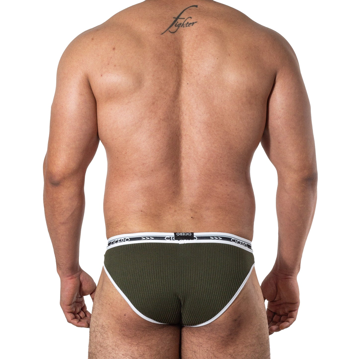 SF0005 Slip strip verde militar resorte Cícero