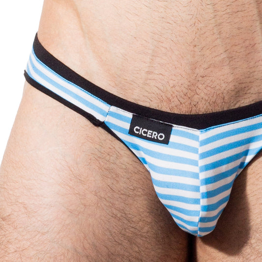 SL0114 Slip rayas azul y blanco skinit