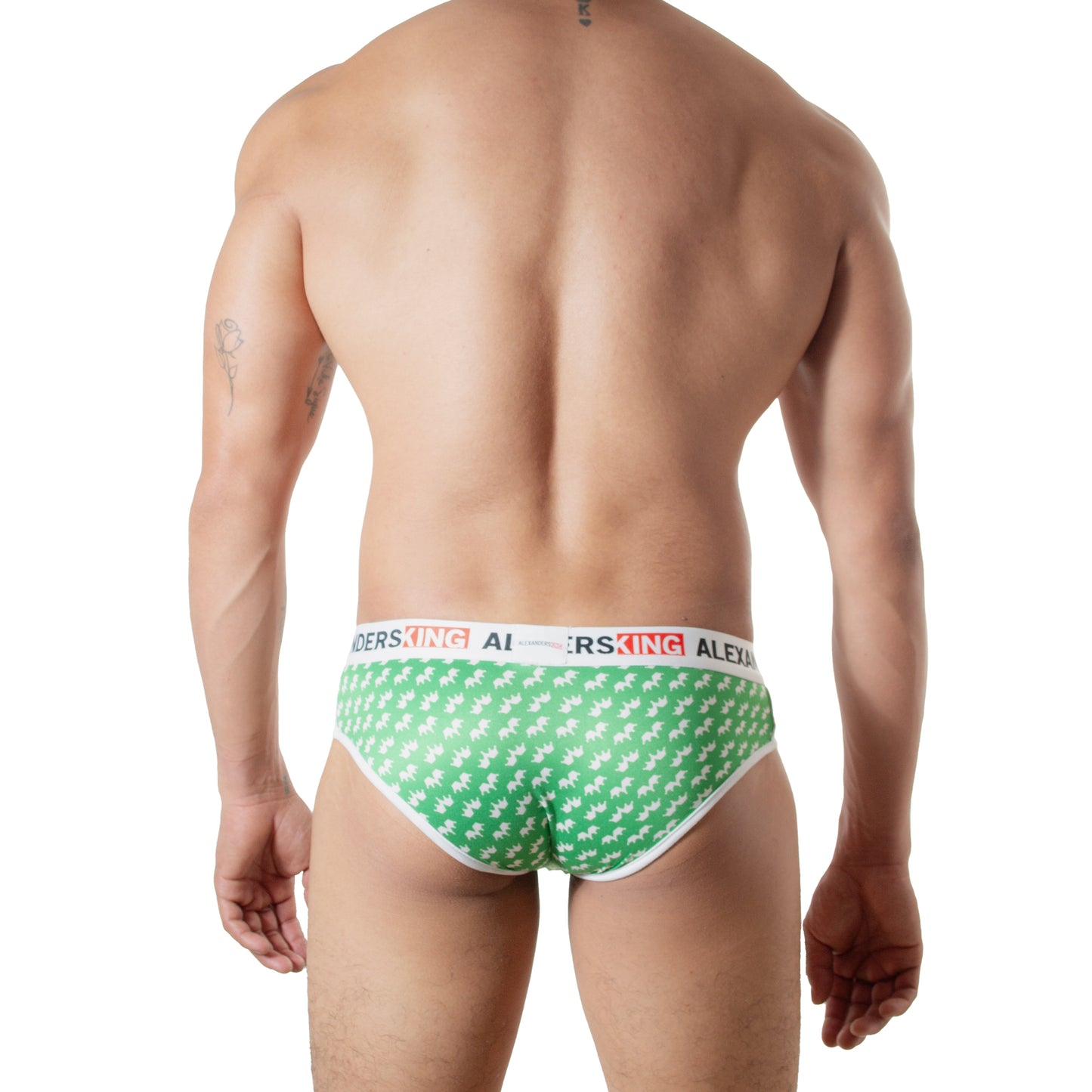 TP0415 Brief Corona de Salud verde skinint