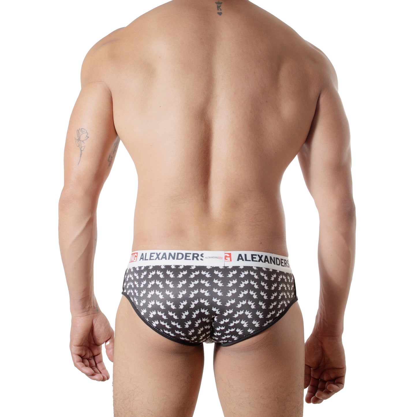 TP0417 Brief Corona de Pasion negro skinint