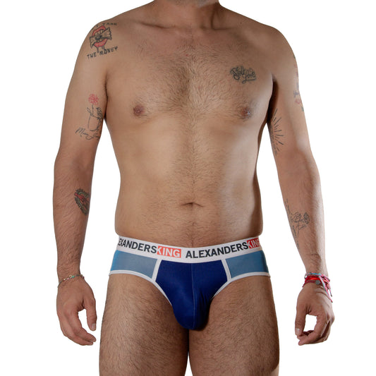 TP0418 brief mesh Azul Celeste concha azul rey skinit bies blanco