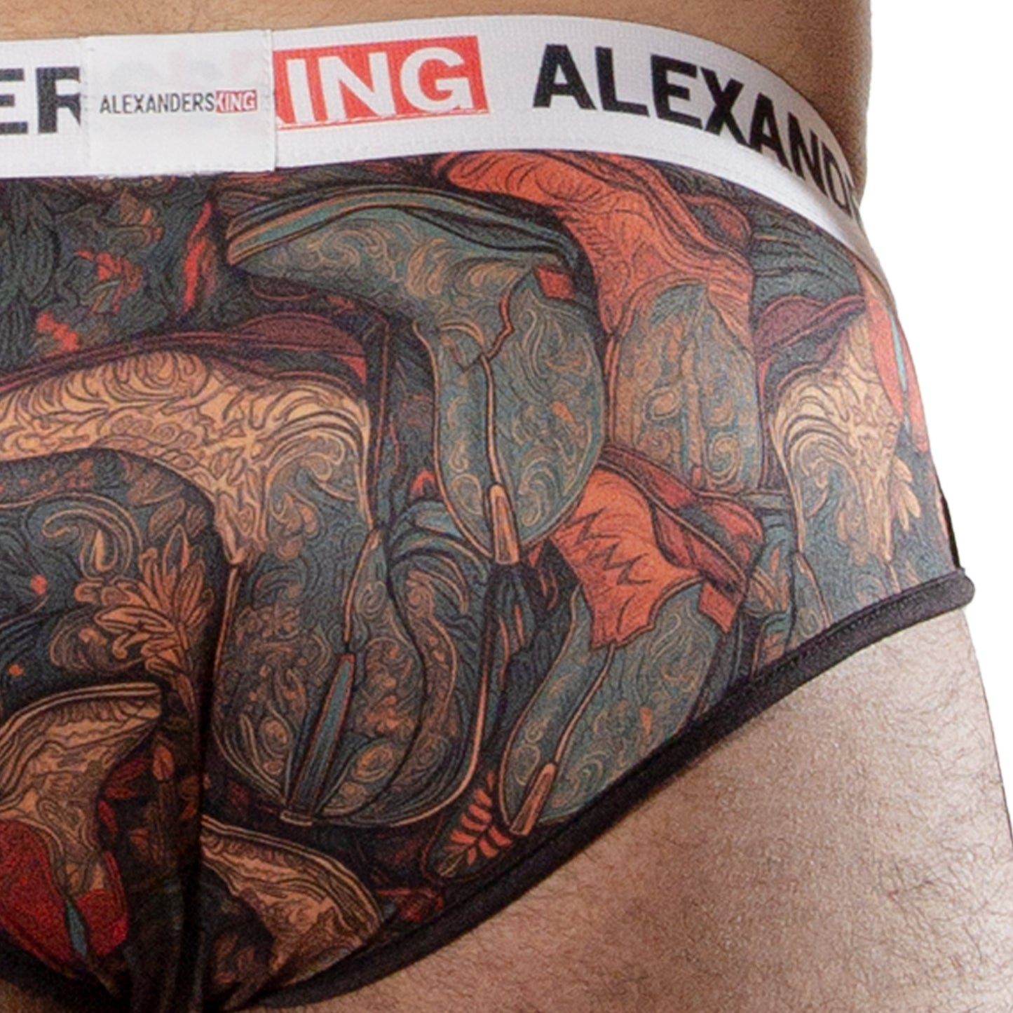 TP0422 brief Ranchero Botudo concha café skinit