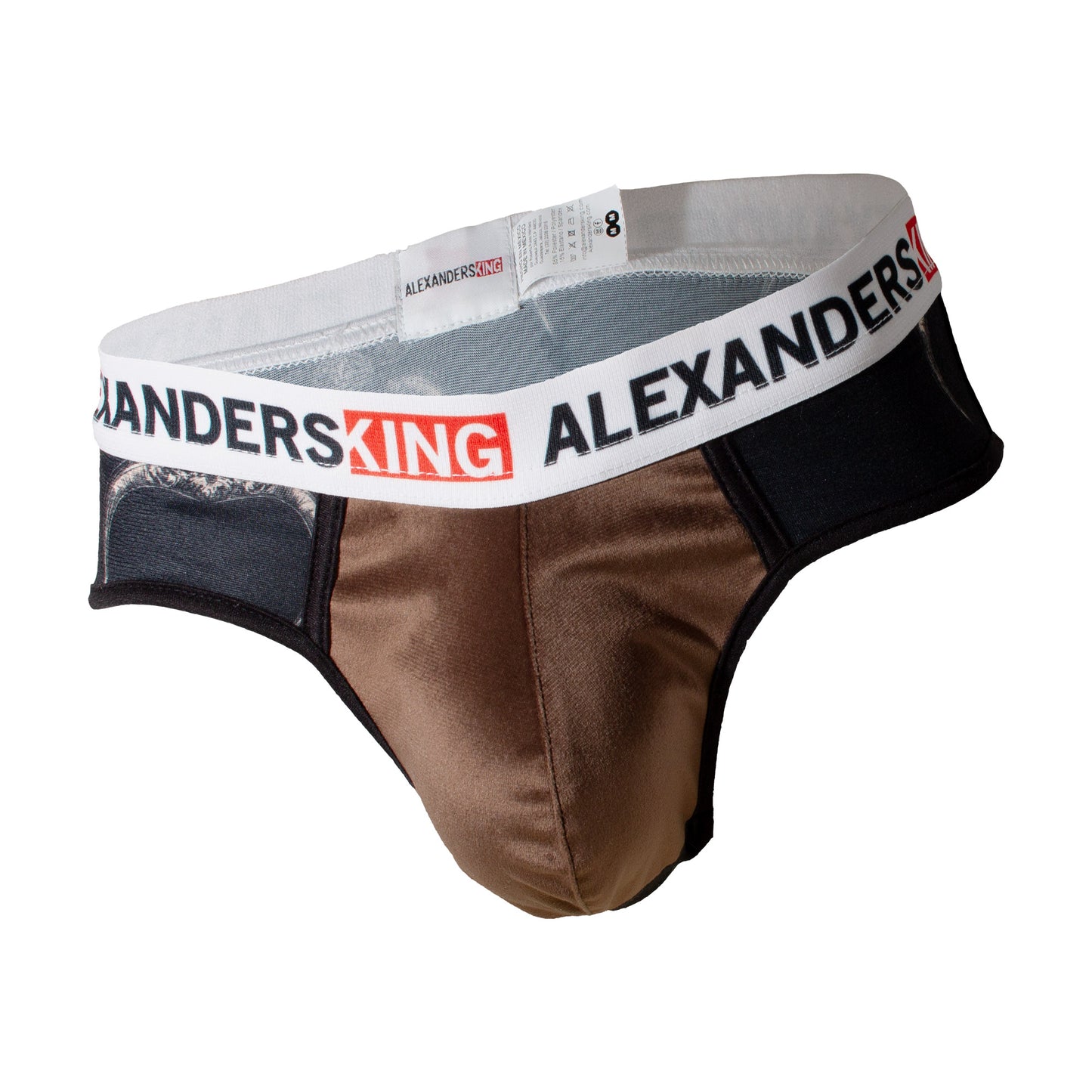TP0423 brief Ranchero Indomable cuernos concha café skinit