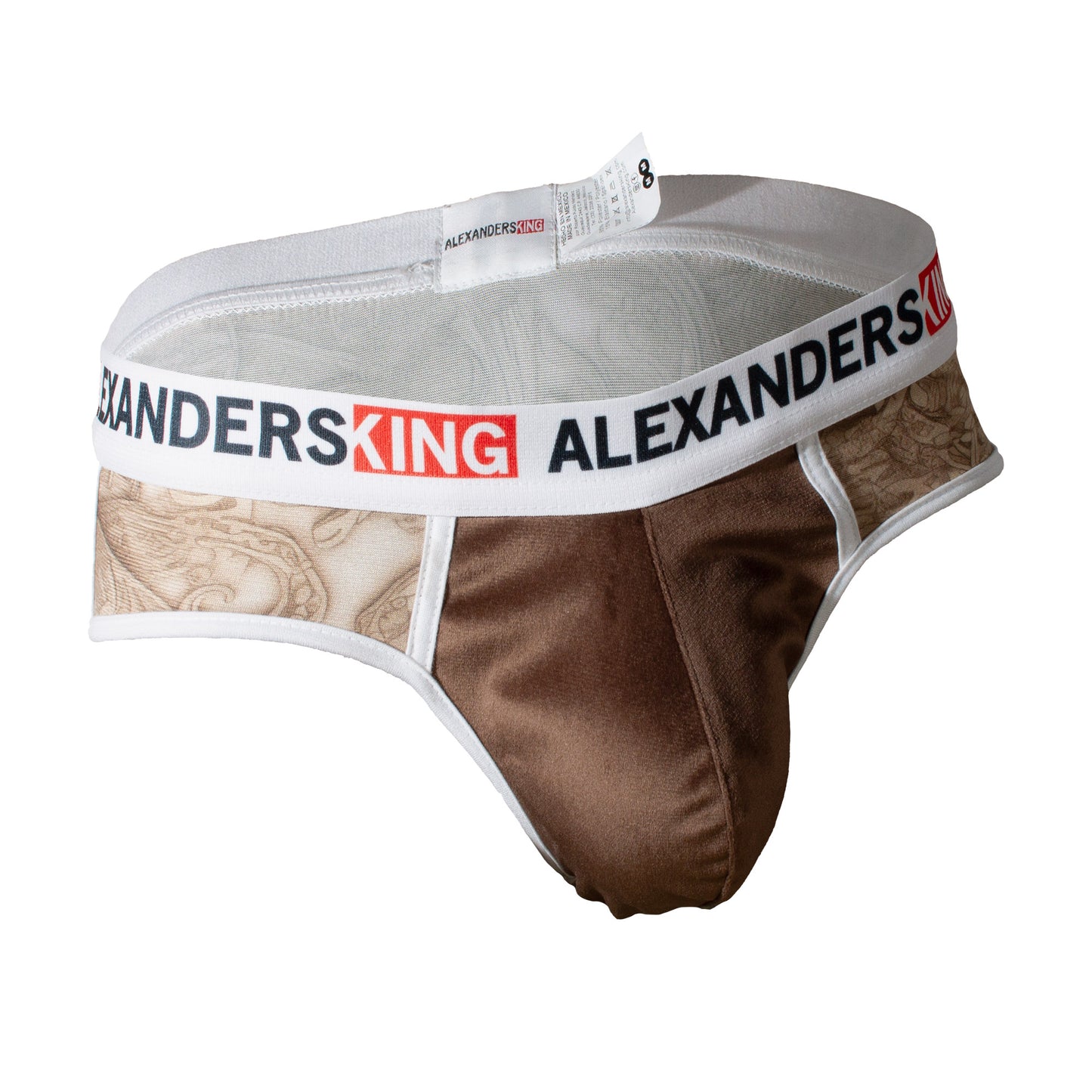 TP0424 brief Ranchero Talabarte caballos marfil concha café skinit
