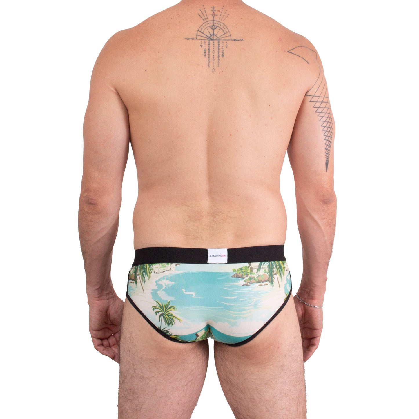 TP0446 Brief estampado Tulum Ruina y Mar