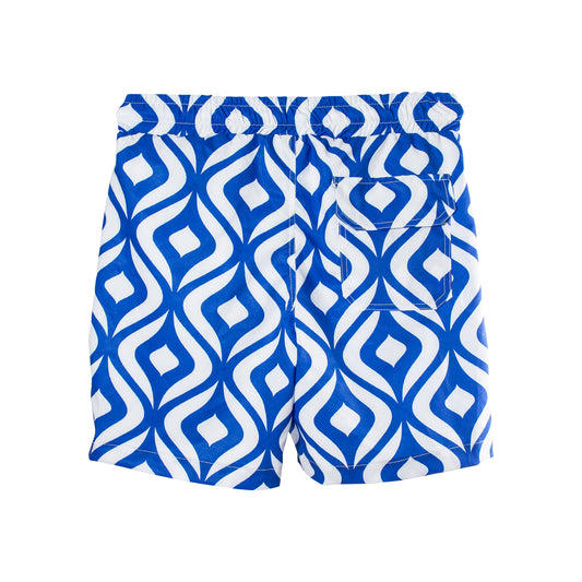 TS0014 Short Twist Mikonos Siluetas azul rey