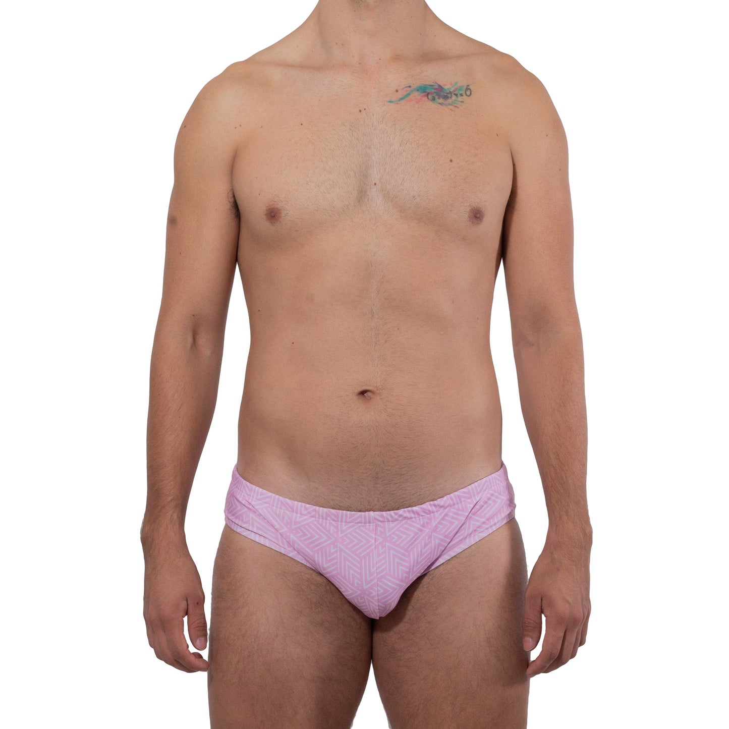 AC0010 Coloradas Pink Brief Swimsuit