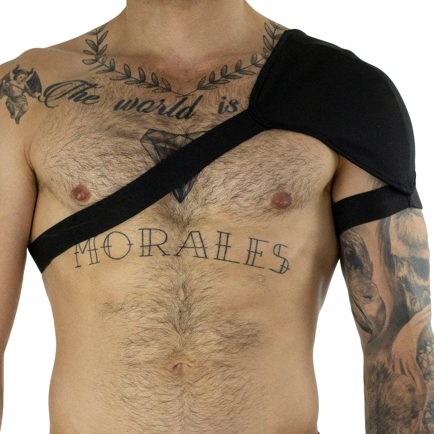 AR0001 Black elastic harness