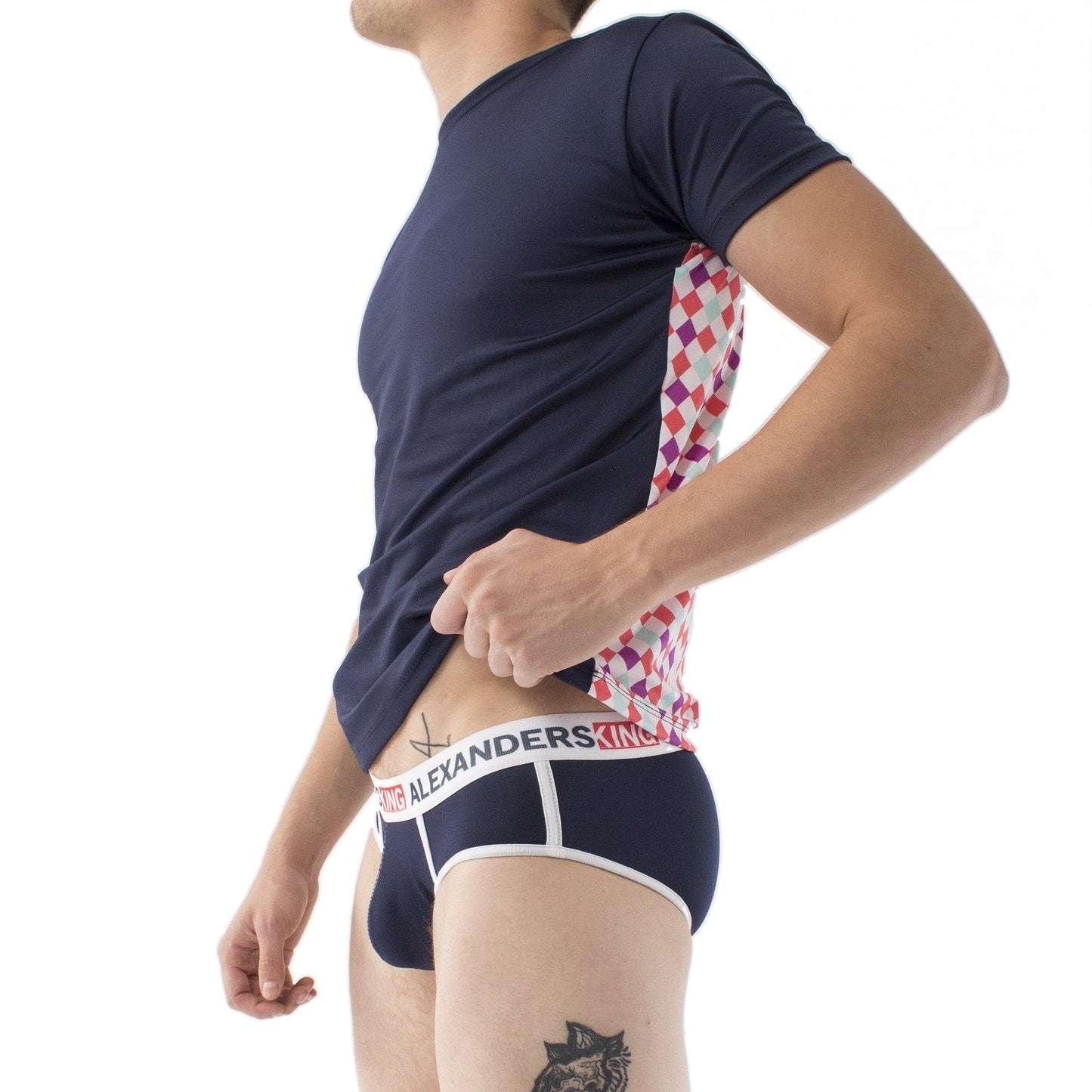 PR0010 – Playera Reversible Candy Block - AlexandersKing Underwear