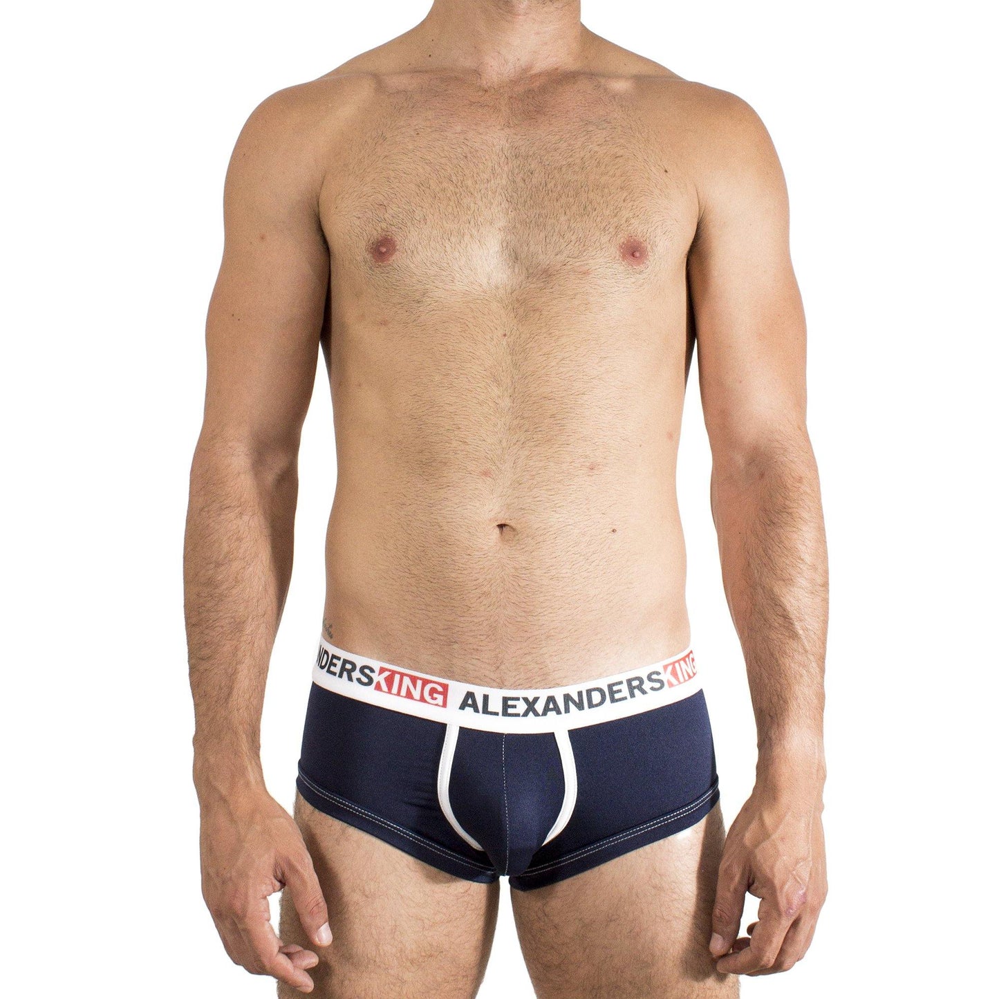 BT0017 - BÌ?xer Trunk Azul Marino Skinit - AlexandersKing Underwear