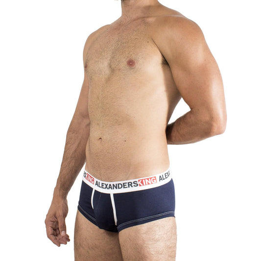 BT0017 - BÌ?xer Trunk Azul Marino Skinit - AlexandersKing Underwear