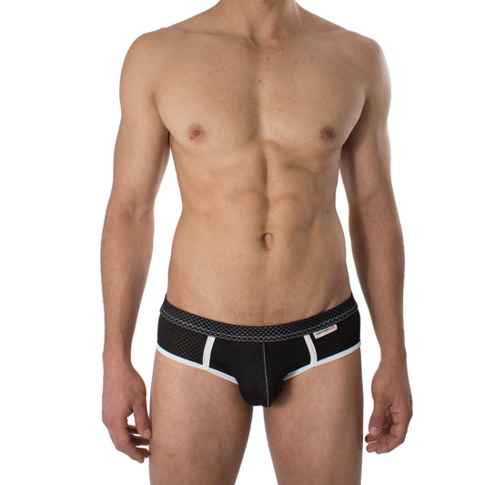 PB0002 - Brief Chroma Negro Unwet - AlexandersKing Underwear