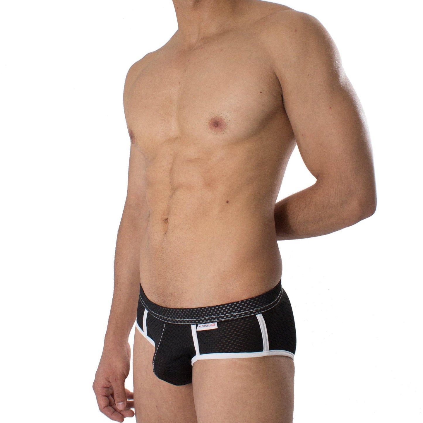PB0002 - Brief Chroma Negro Unwet - AlexandersKing Underwear