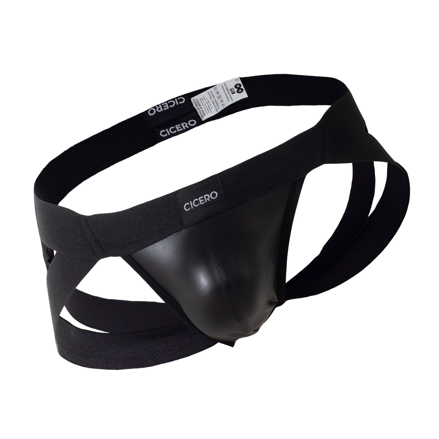 SD0005 – Black Vinipiel Jockstrap