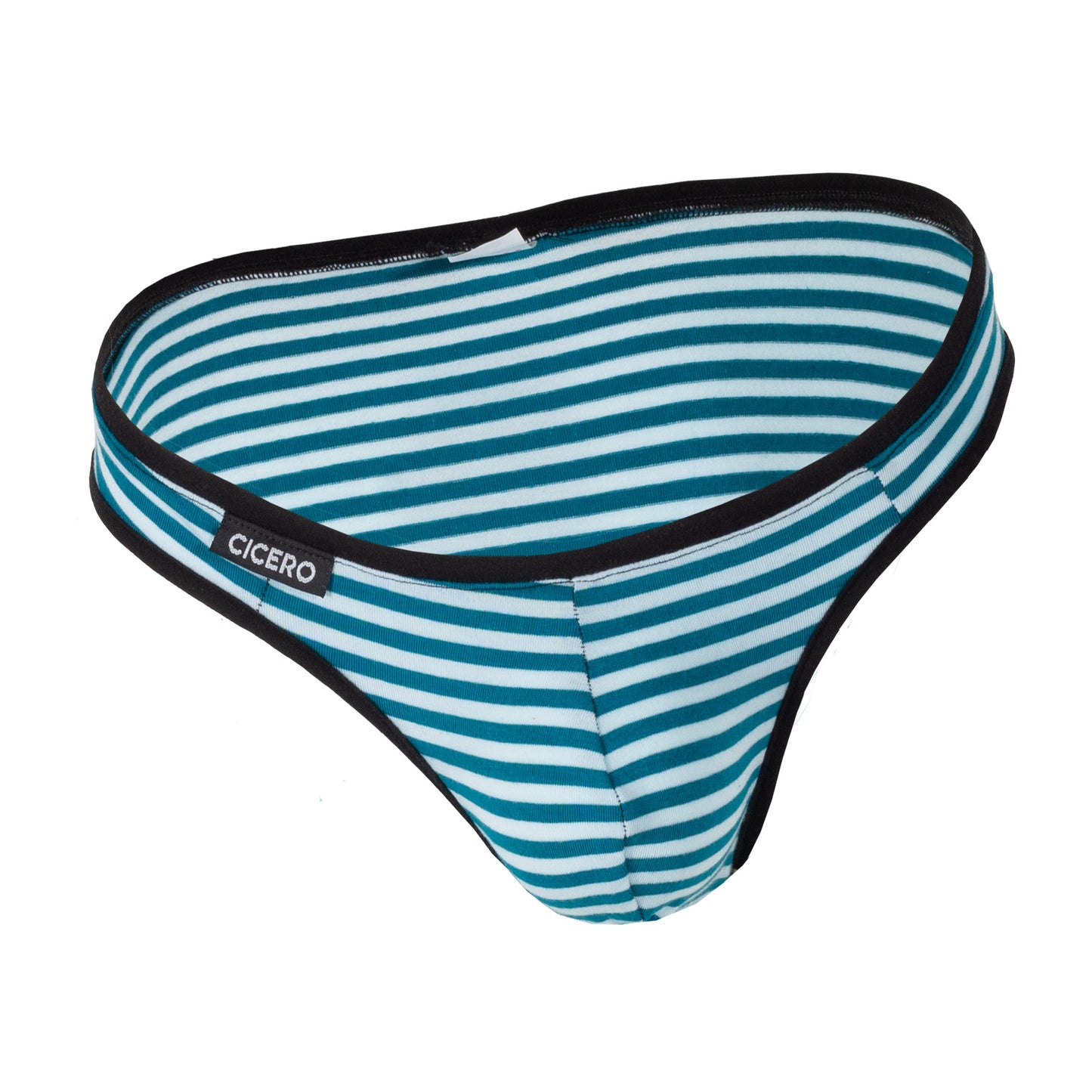 SL0062 Slip Rackham rayas azul con blanco comfort