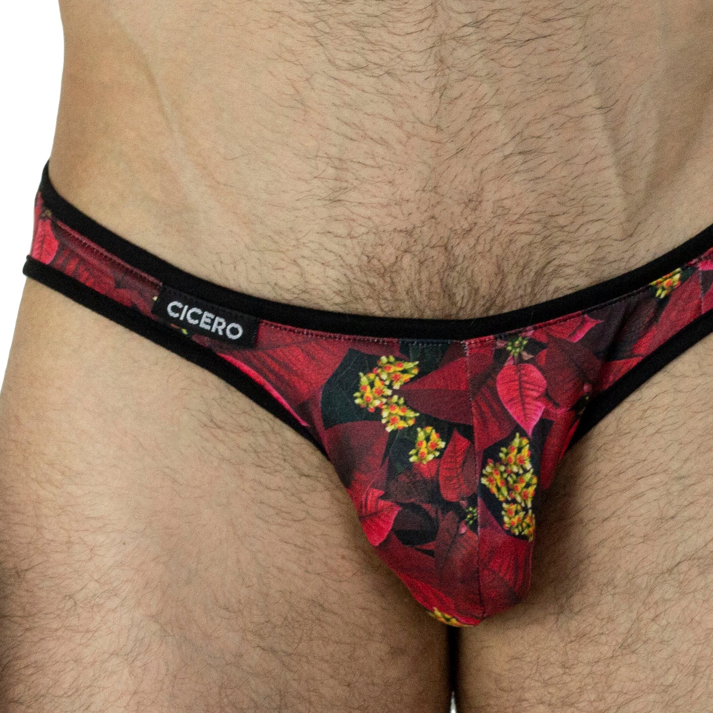SL0099 Very Good Night Slip red flower print