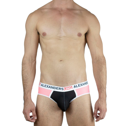 TP0257 Brief Rosa neon/negro unwet