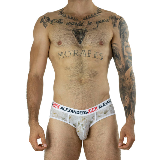 TP0280 Brief Brief Perfume of Gardenias White Flowers SkinIt AlexandersKing