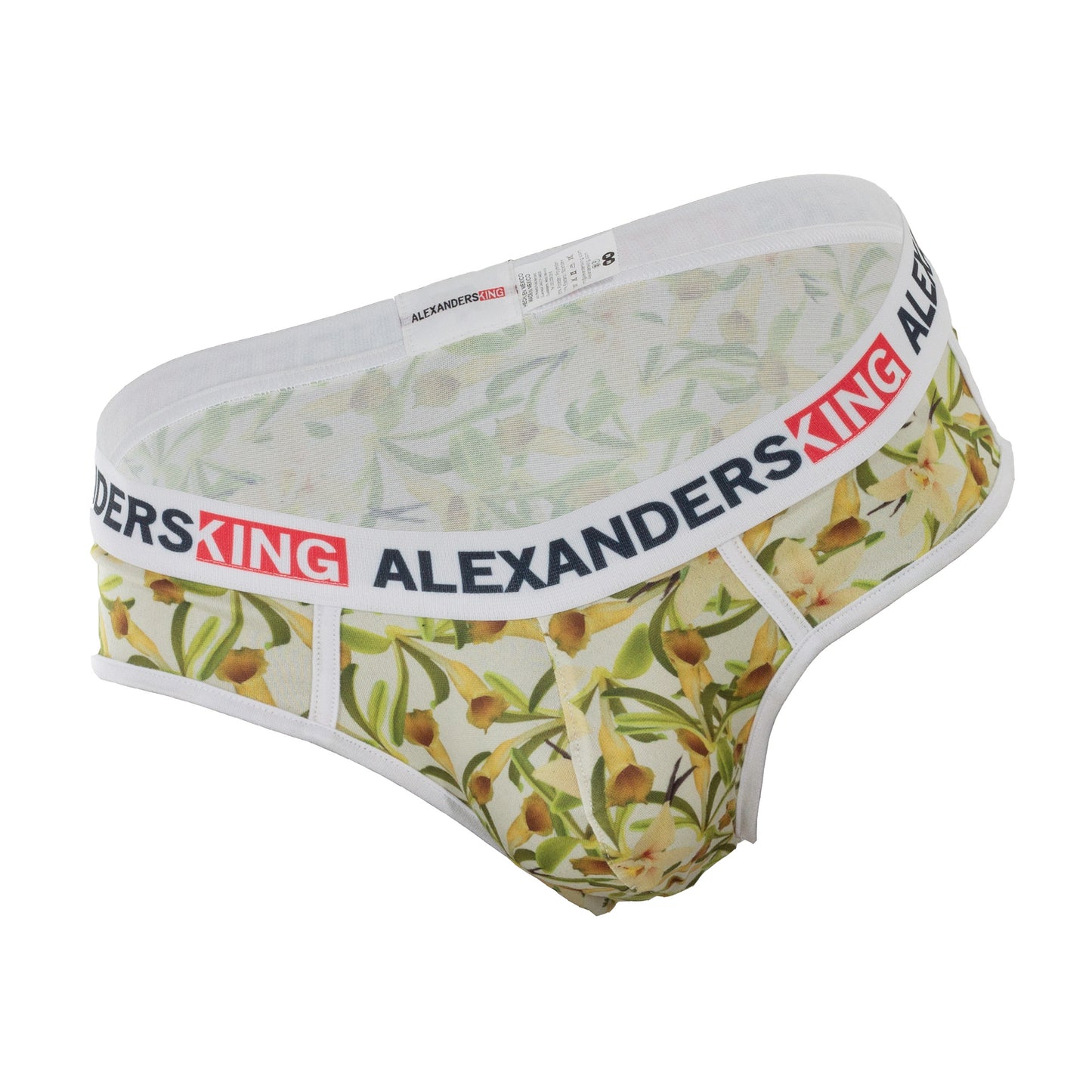 TP0282 Brief Panties Sweet Vanilla Flowers Yellow SkinIt AlexandersKing