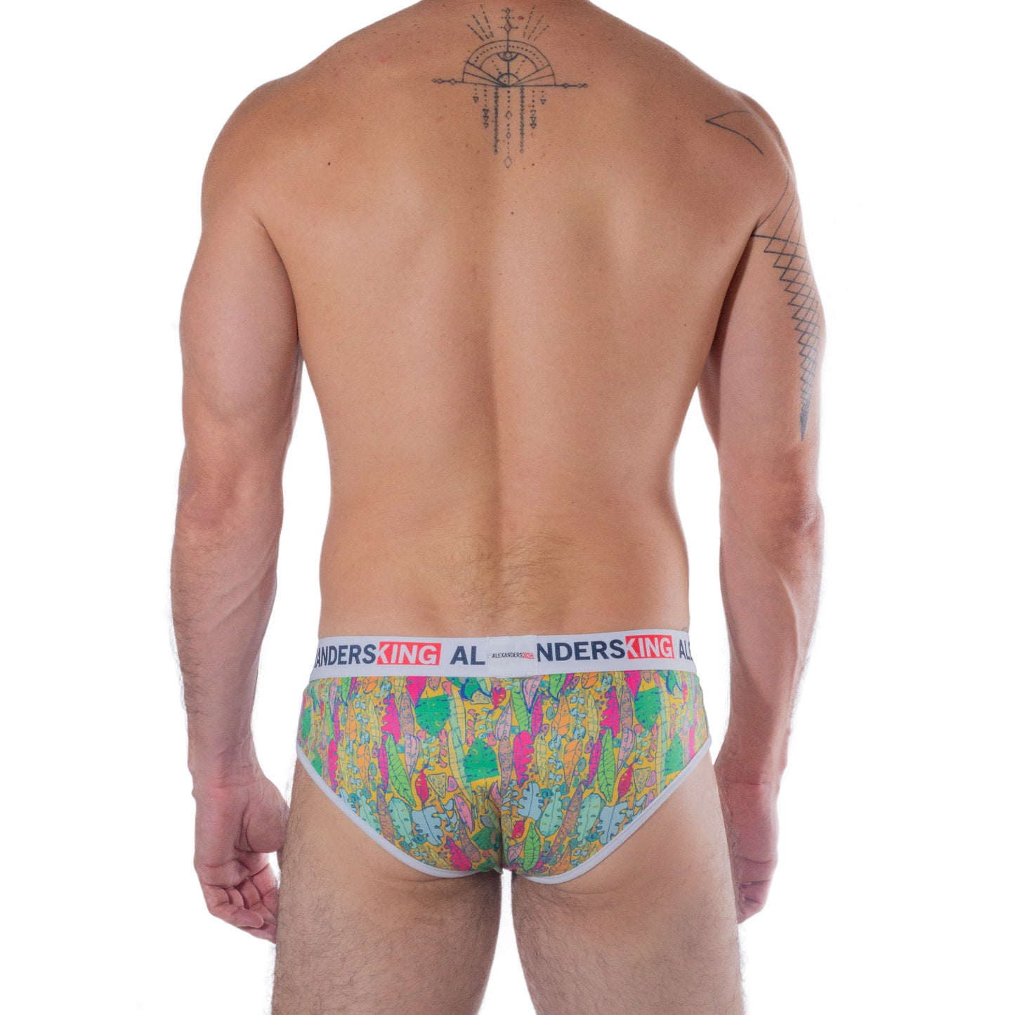 TP0300 Brief Ahau Tumbel sublimado fondo naranja skinit