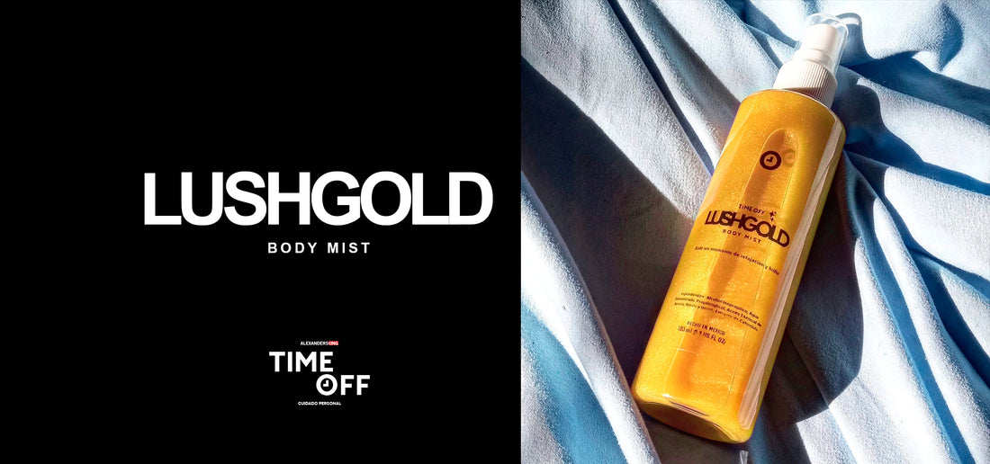 Dale frescura y brillo a tu piel con LUSHGOLD de TIMEOFF