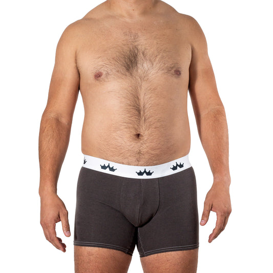 BS0053 Boxer Simple gris oscuro Comfort