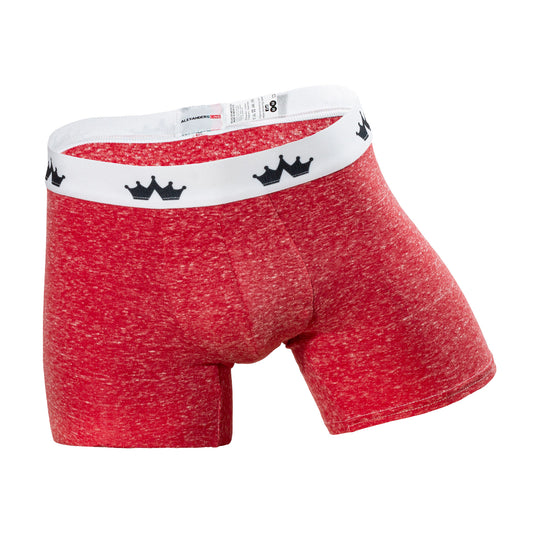 BS0059 Boxer Simple rojo jaspe Comfort