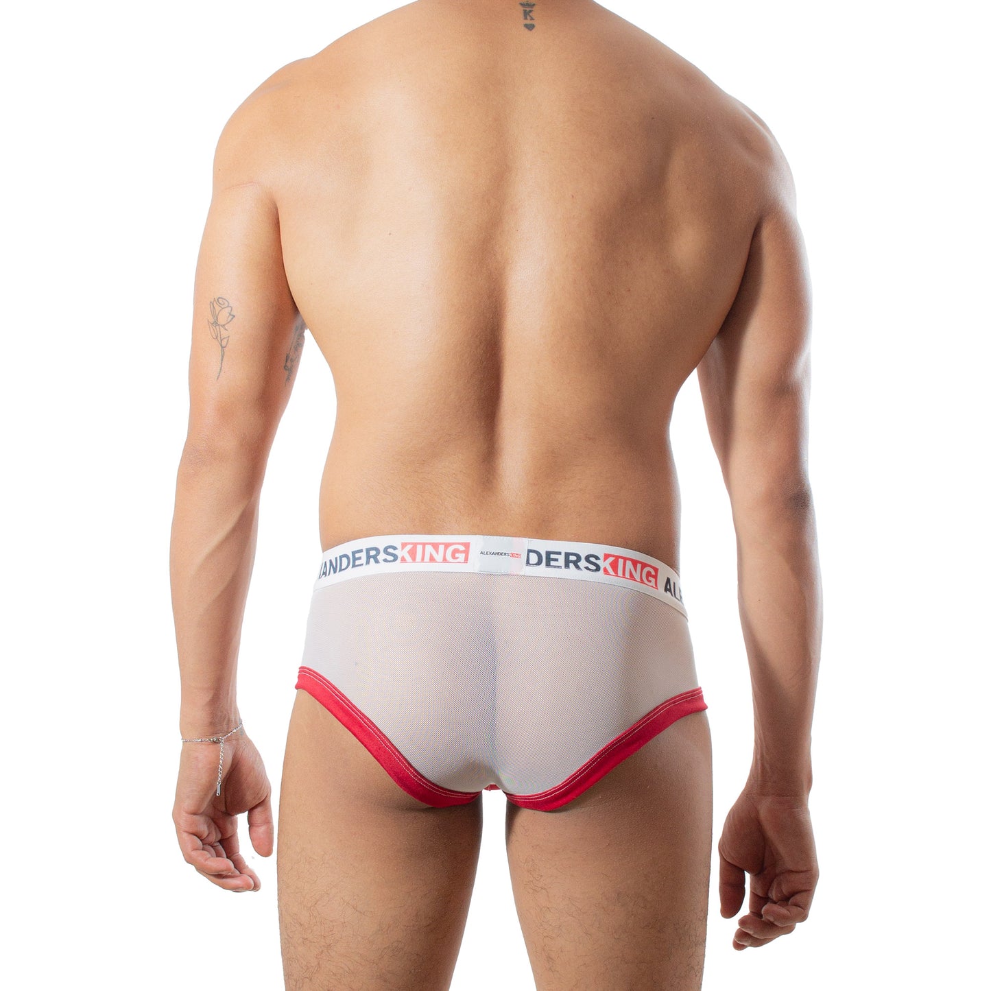 BT0045 Boxer Trunk Vida mesh blanco concha Roja skinit
