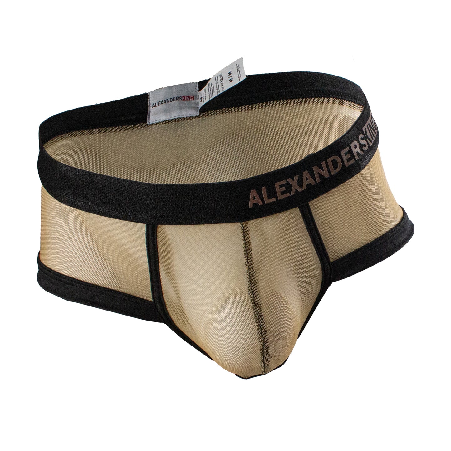 BT0053 Boxer trunk nude mesh Pausa Traslucida