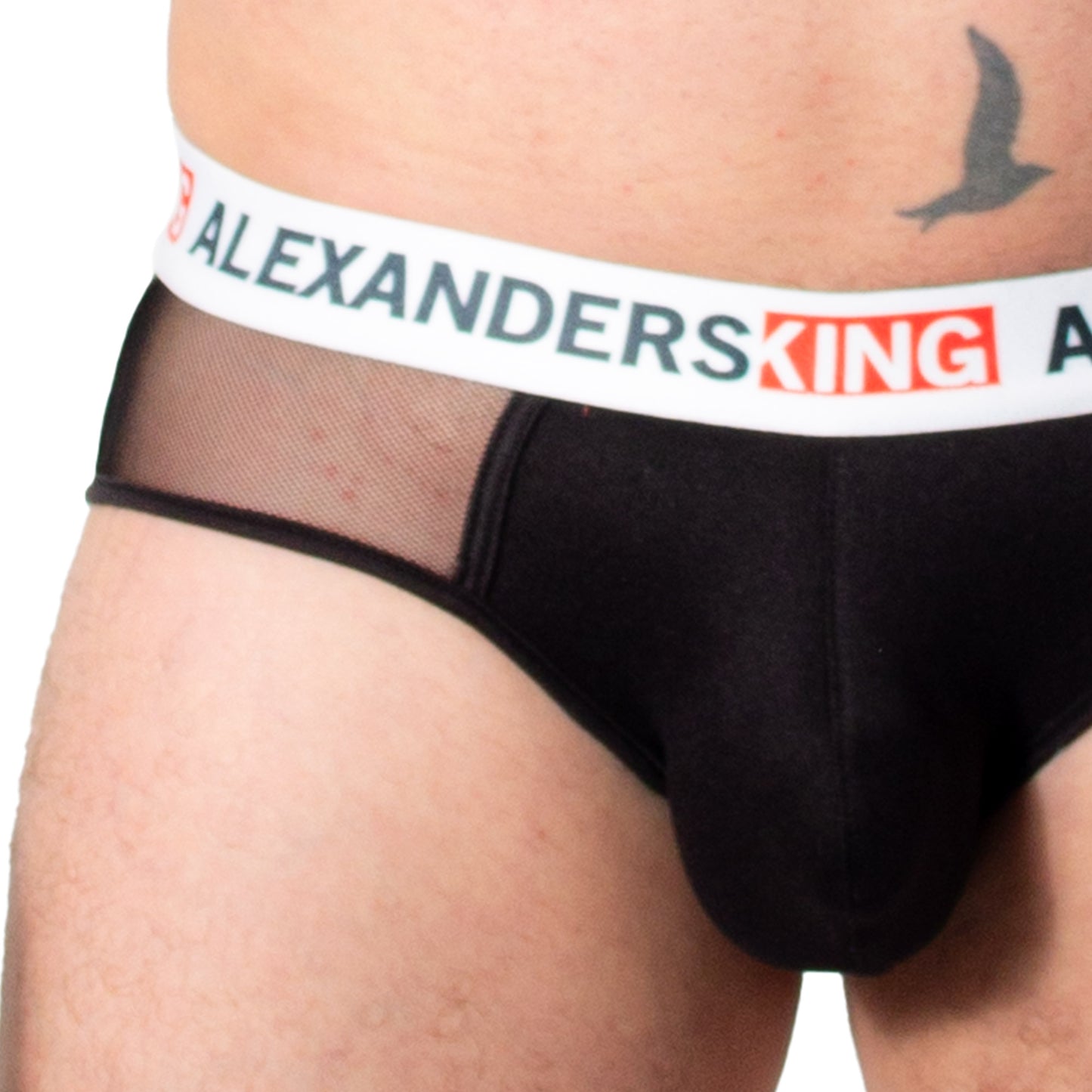 TP0389 Brief Oscuridad mesh negro concha negra skinit alexanders king