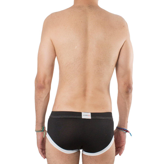 PT0002- Boxer Trunk Chroma Negro/Blanco Skinit - AlexandersKing Underwear