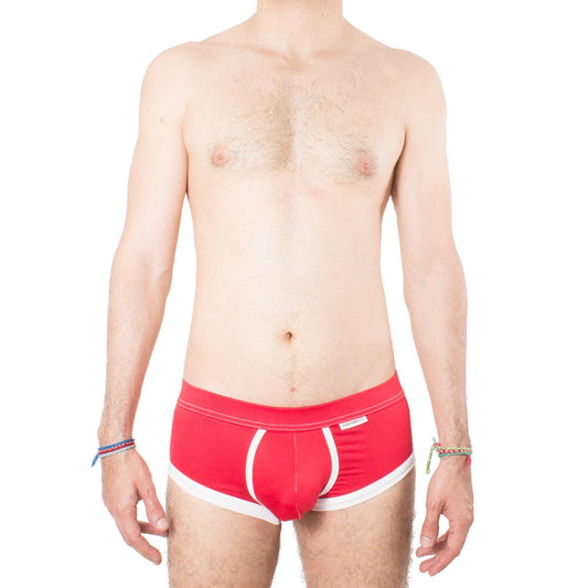 PT0003- Boxer Trunk Chroma Rojo/Blanco Skinit - AlexandersKing Underwear