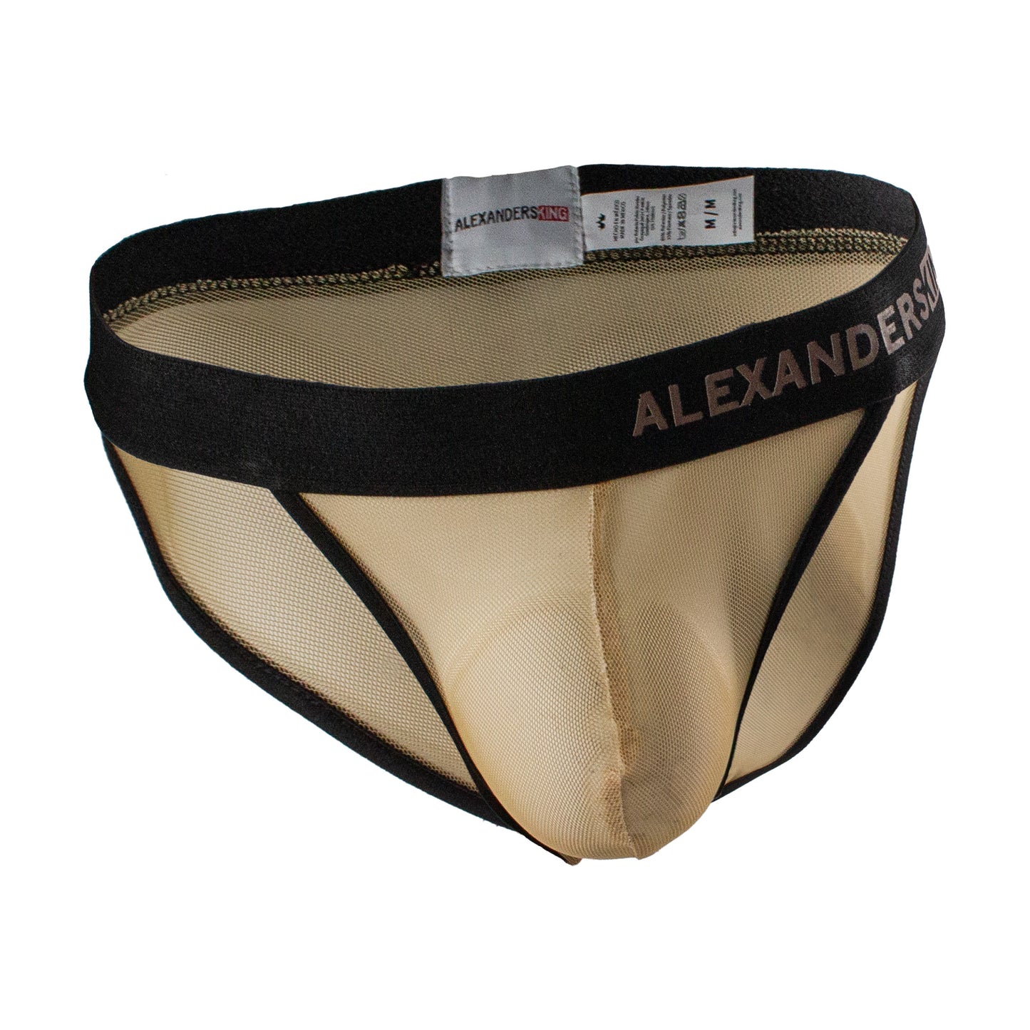 SB0087 Brief bikini Mesh Nude Transparencia con intención