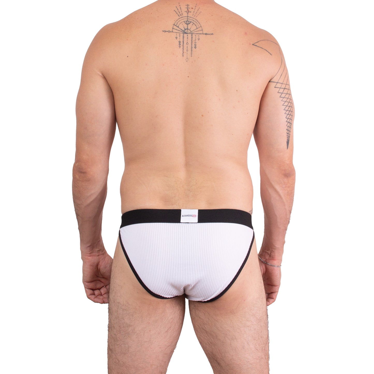 SB0088 Brief bikini blanco Claridad Nocturna