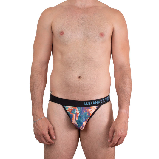 SB0089 Brief bikini estampado del Chepe Ruta infinita