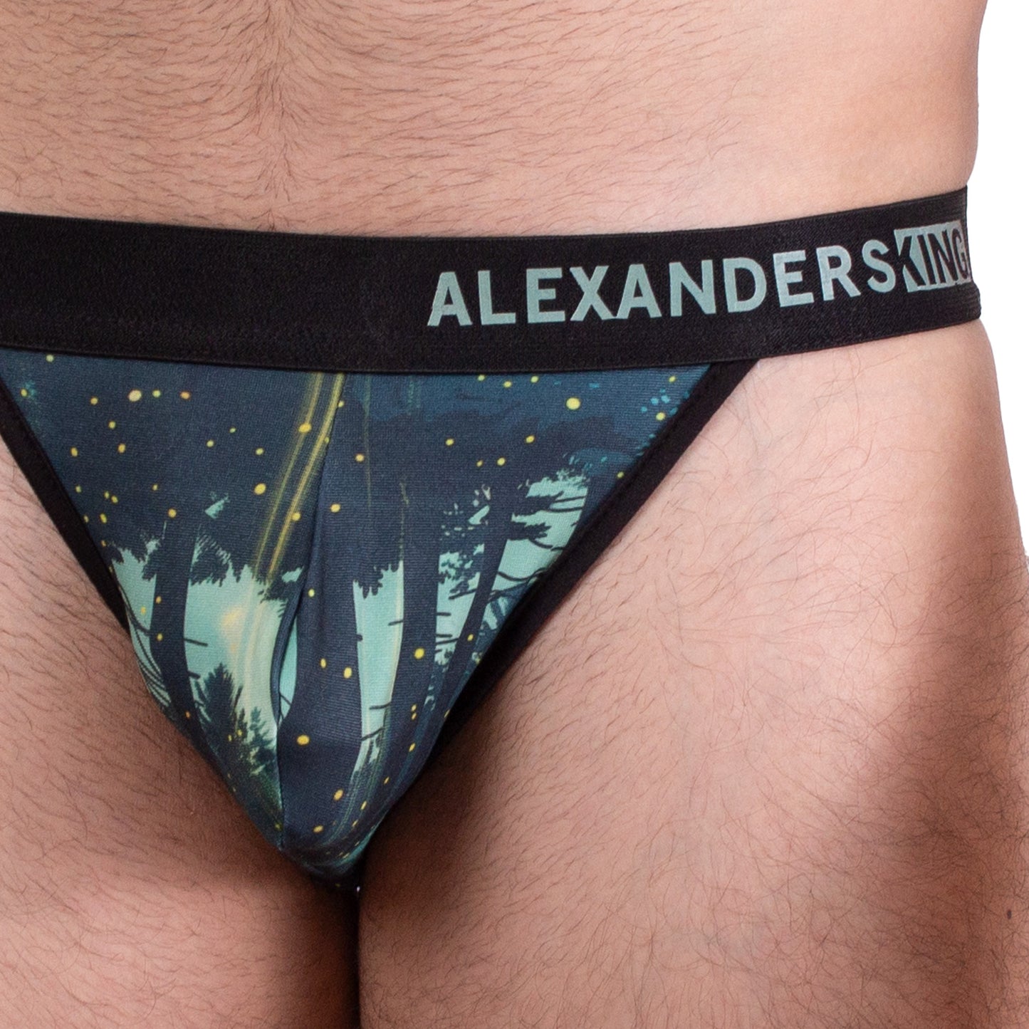 SB0091 Brief bikini estampado Luciernagas Noche Viva