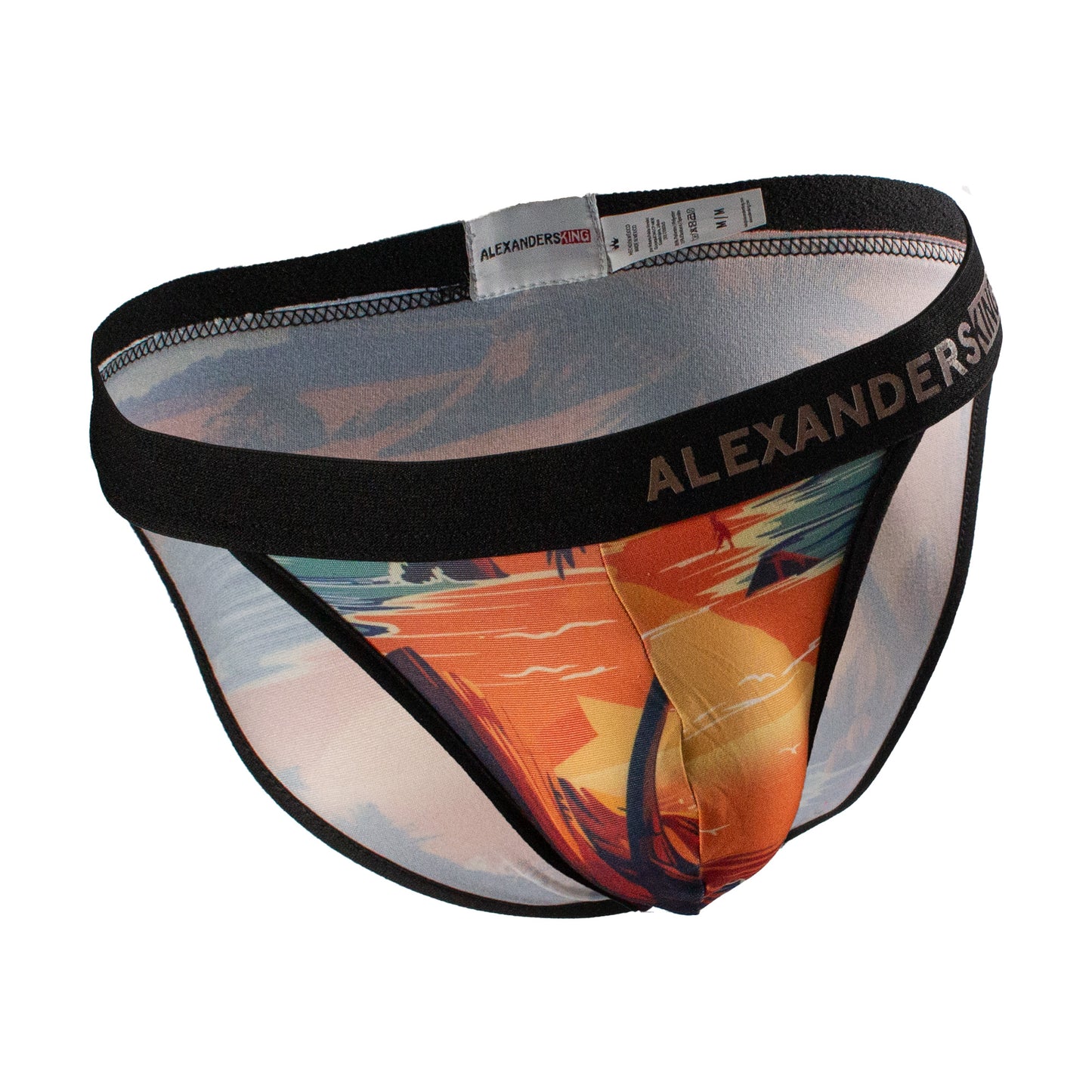 SB0093 Brief bikini estampado Zipolite Piel sin reglas