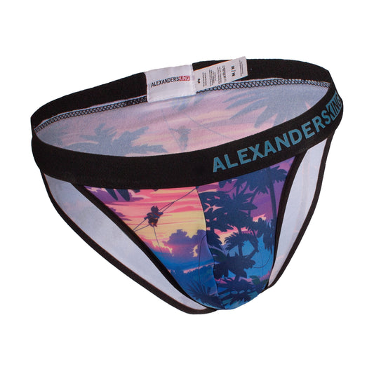 SB0094 Brief bikini estampado Tajín Piedra que vibra