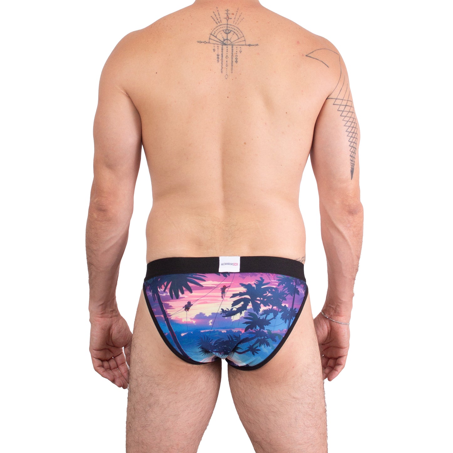 SB0094 Brief bikini estampado Tajín Piedra que vibra