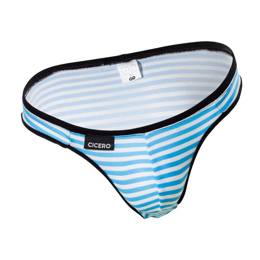 SL0114 Slip rayas azul y blanco skinit