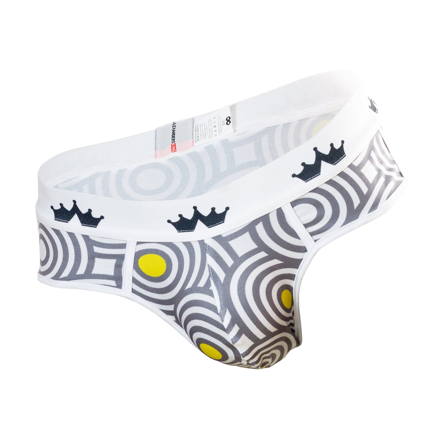 TP0354 Brief Frecuencia Natural Circulos Gris Amarillo Skinit Alexanders King