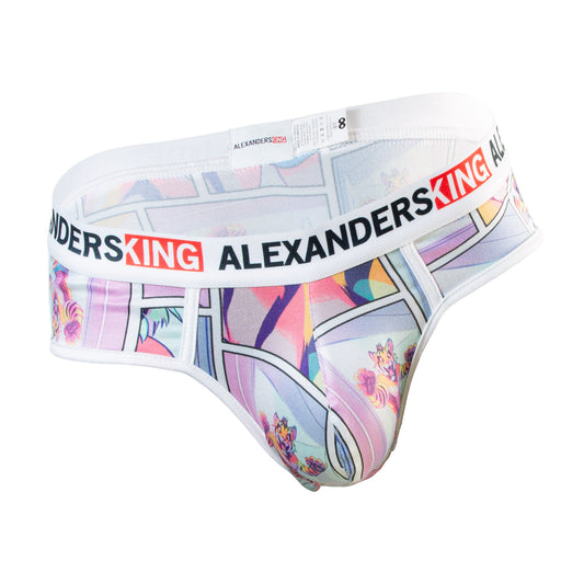 tp0409 Brief Flare Tiger estampado de Tigre antrero furroween skinint