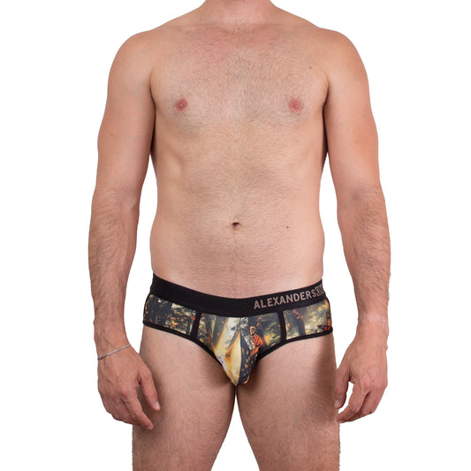 TP0444 Brief estampado Mariposas Monarca Vuelo Eterno