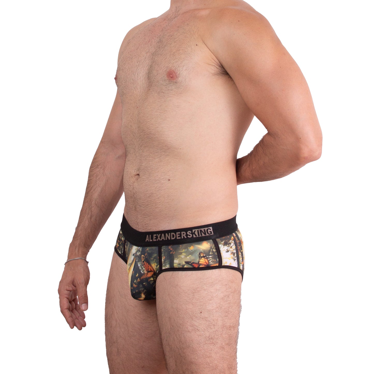 TP0444 Brief estampado Mariposas Monarca Vuelo Eterno