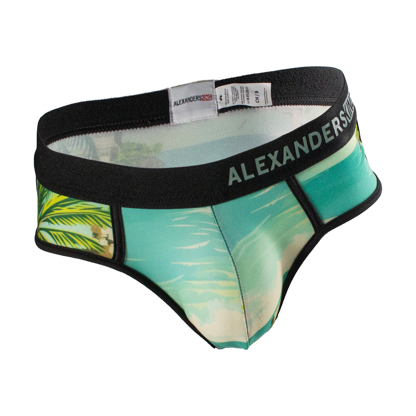 TP0446 Brief estampado Tulum Ruina y Mar