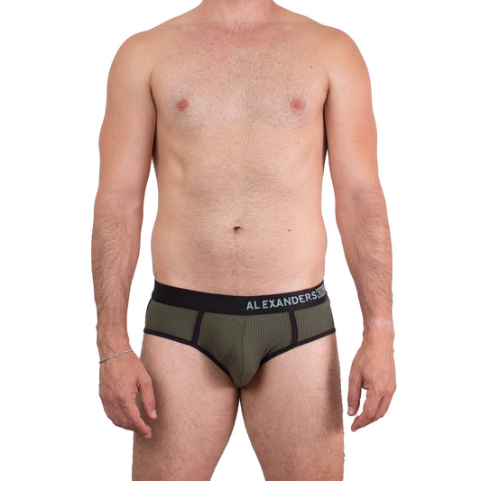 TP0447 Brief Verde Musgo Raiz de Camino